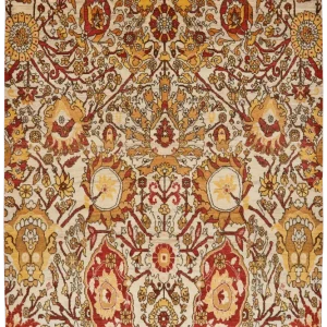 Vintage Teppich Rizbaf bunt 177x148cm