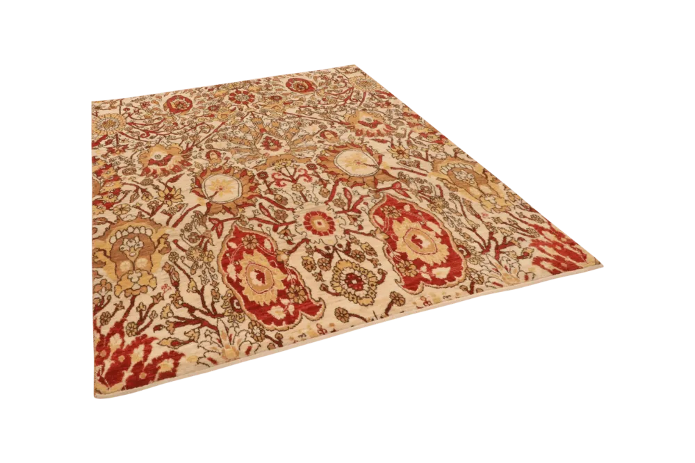 Vintage Teppich Rizbaf bunt 177x148cm