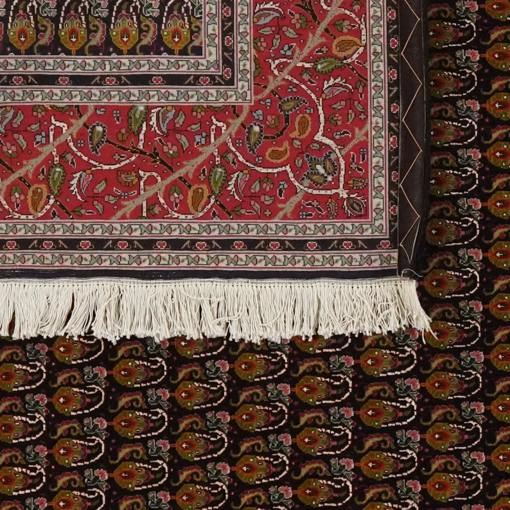 Vintage Teppich Tabriz 50 Raj bunt Naturmotive 202x200cm