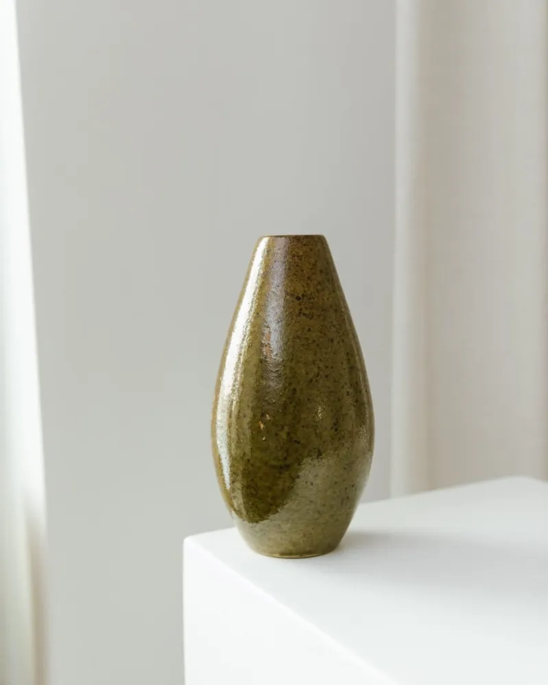 Vintage Vase Coswig VEB Keramik handgefertigt Deutschland