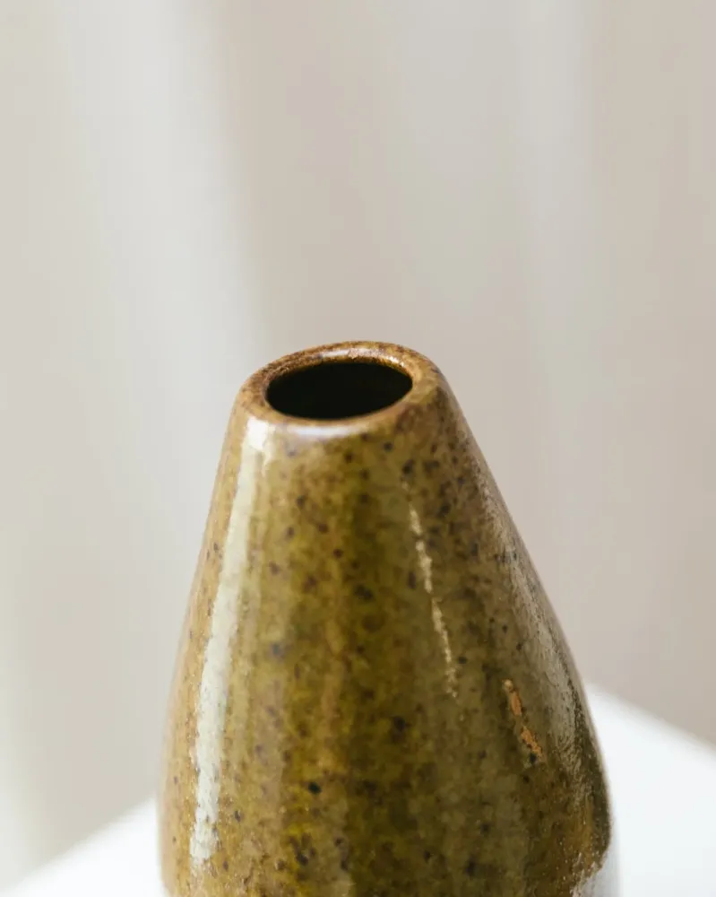 Vintage Vase Coswig VEB Keramik handgefertigt Deutschland