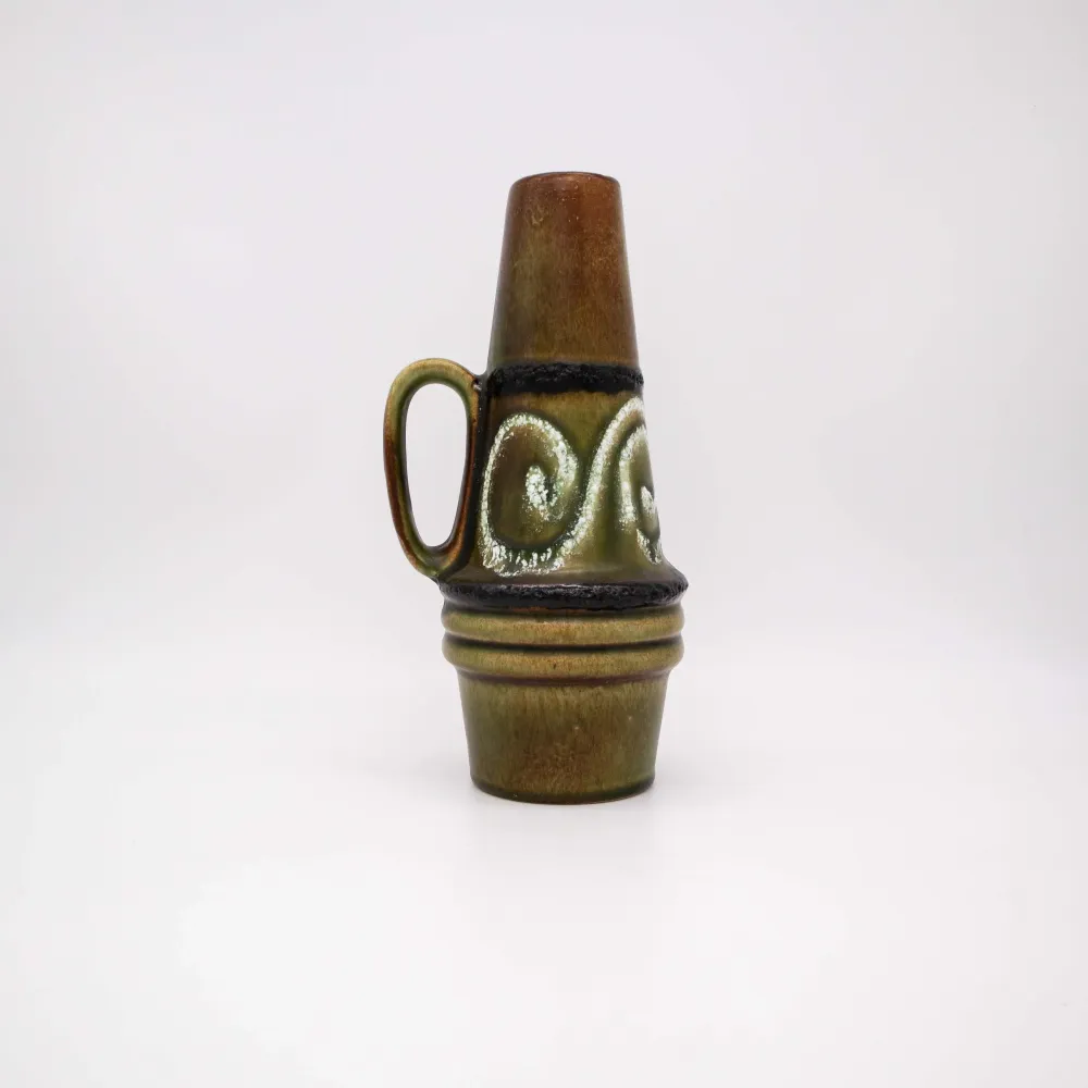 Vintage Vase Fat Lava von Scheurich 60er Jahre Design