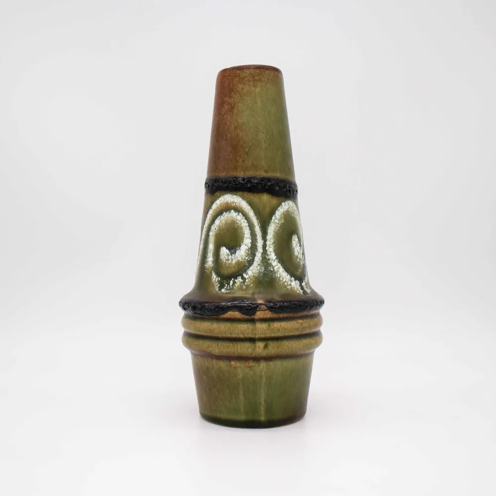 Vintage Vase Fat Lava von Scheurich 60er Jahre Design