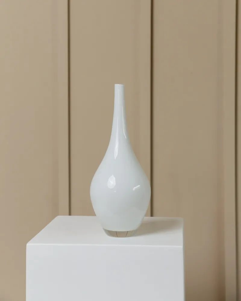 Vintage Vase Salong von Johanna Jelinek für Ikea blau Glas