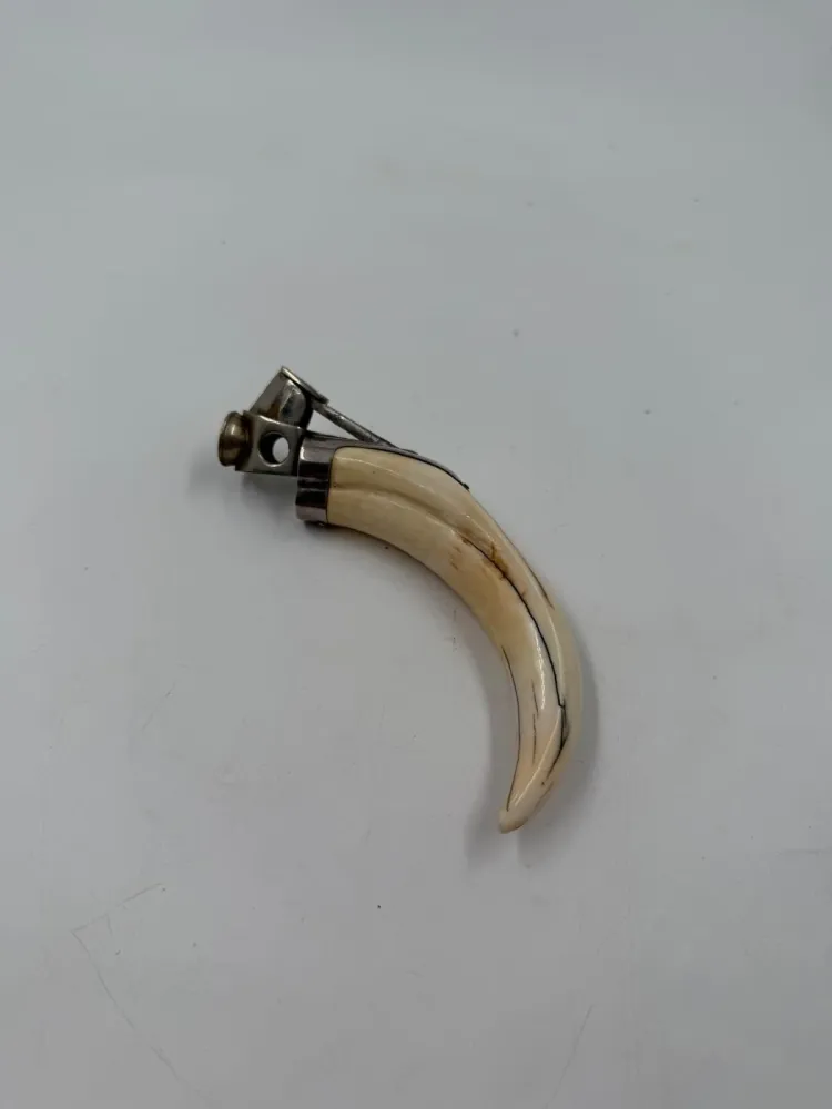 Vintage Zigarrenschneider mit Eberhorn-Griff seltenes Sammlerstück