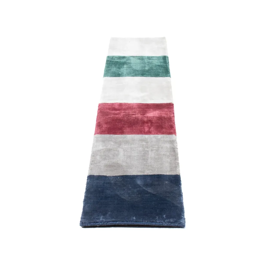 Viskose Teppich - 210 x 35 cm - mehrfarbig