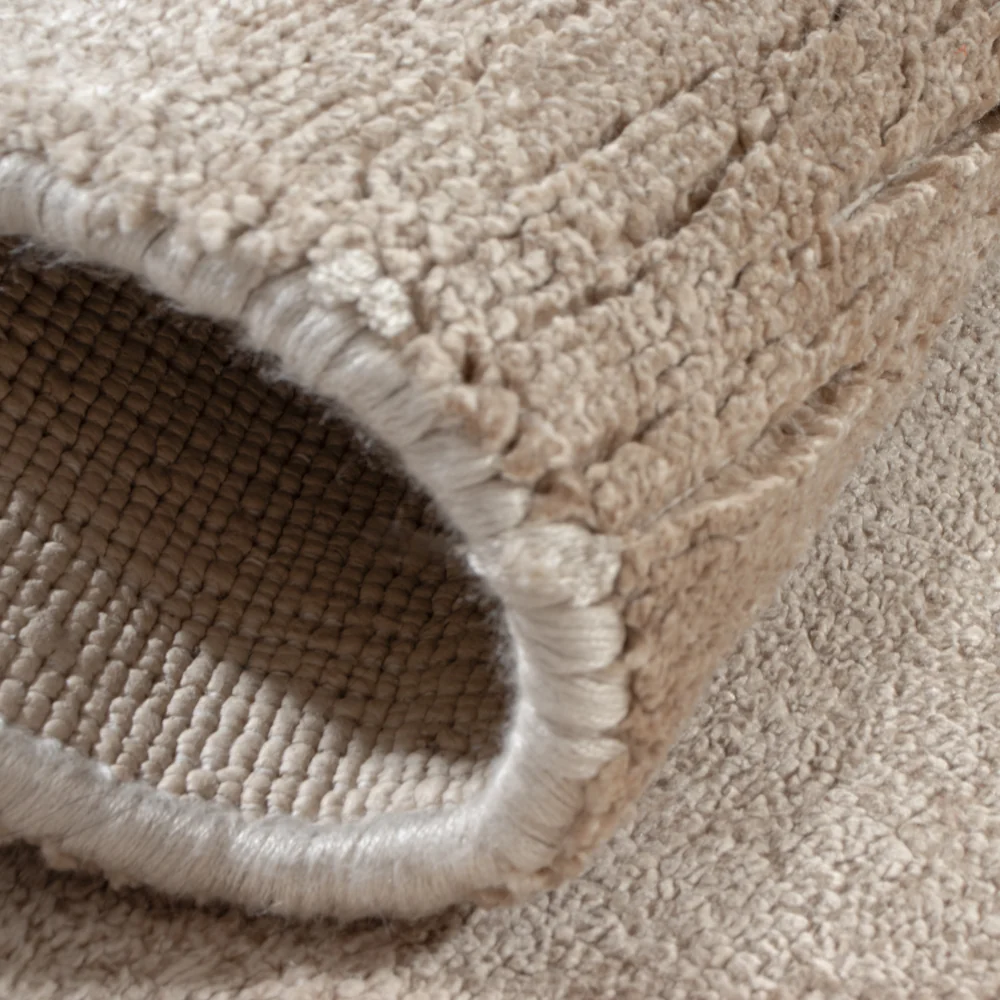 Viskose Teppich - 90 x 60 cm - creme