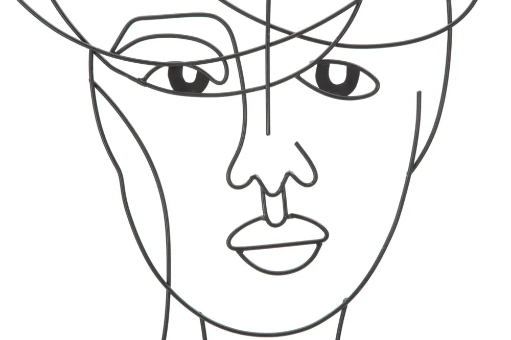 Wanddeko Woman Simply Modern Art Metall 2er Set 60x80cm