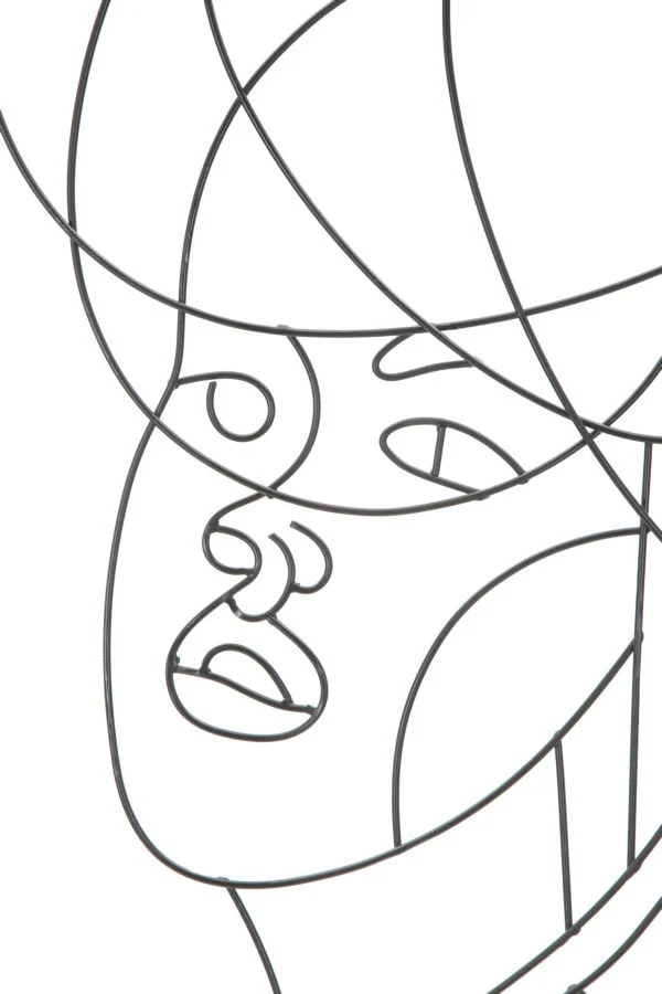 Wanddeko Woman Simply Modern Art Metall 2er Set 60x80cm