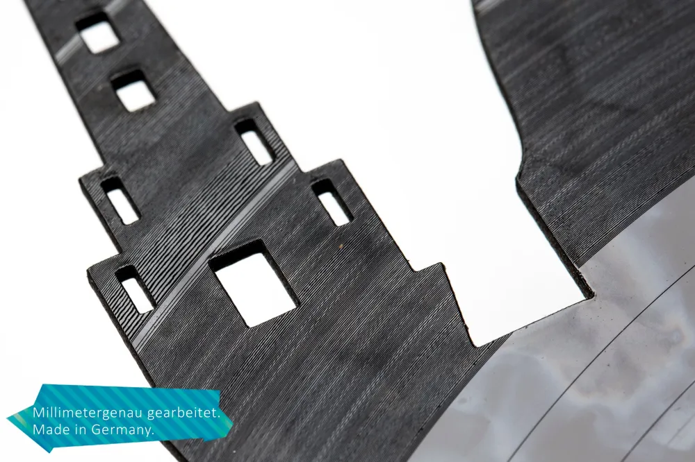Wanduhr aus Vinyl Skyline Hong Kong