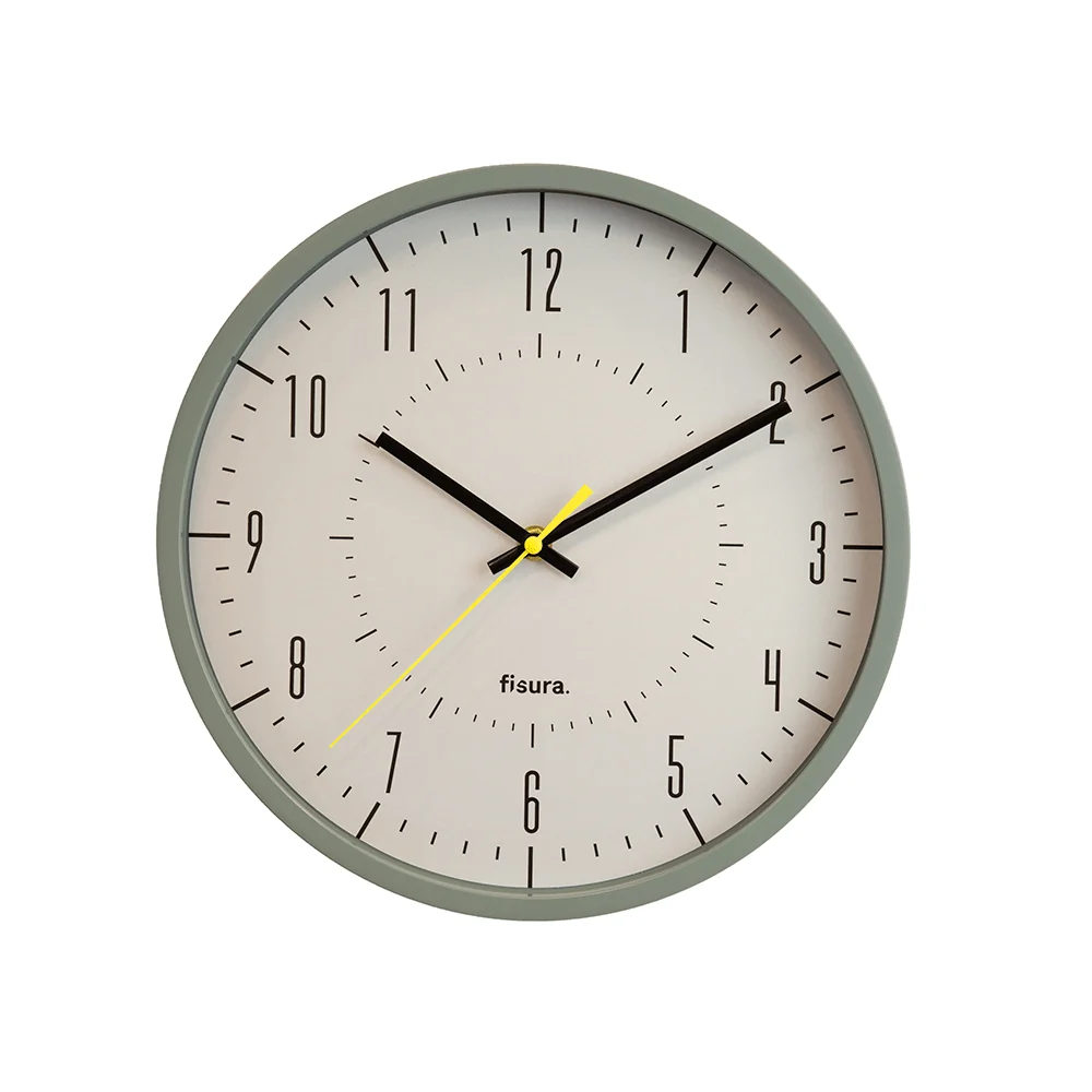 Wanduhr grau Gimpo