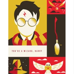Warner Bros - You Are Wizard Harry Kunstdruck 30x40cm
