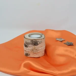 Weihnachtslicht Birke 1 Stück Weihnachtsdeko mit Teelicht Handarbeit