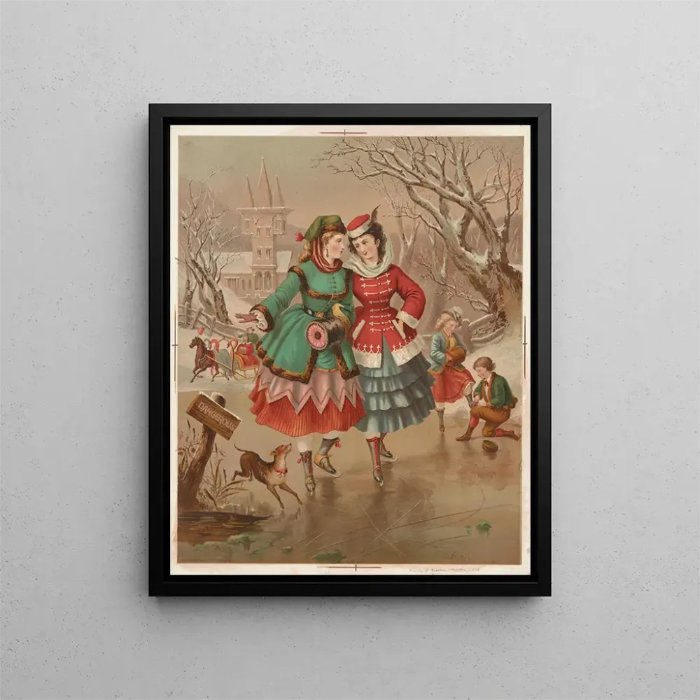 Winter-Gemälde - Armstrong & Co. Lith. | Kunstdruck