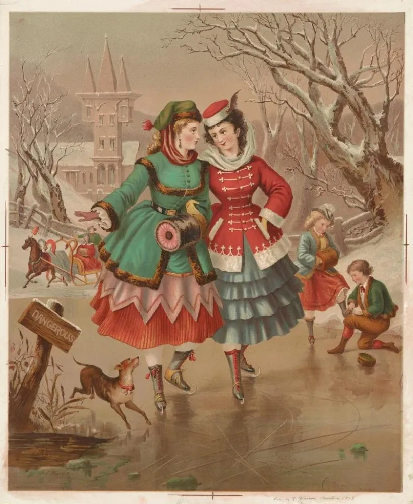 Winter-Gemälde - Armstrong & Co. Lith. | Kunstdruck