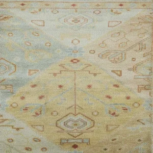 Wollteppich - 120 x 60 cm - gold