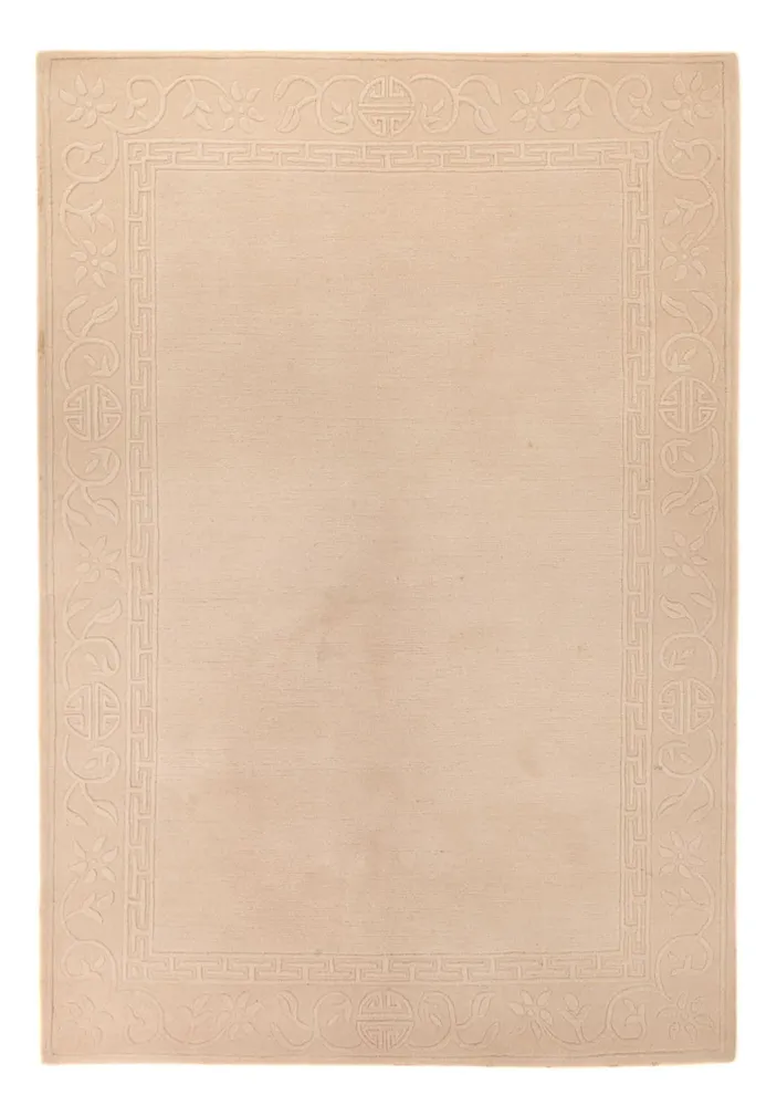 Wollteppich - 201 x 144 cm - beige