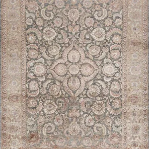 Wollteppich - 210 x 150 cm - hellbeige