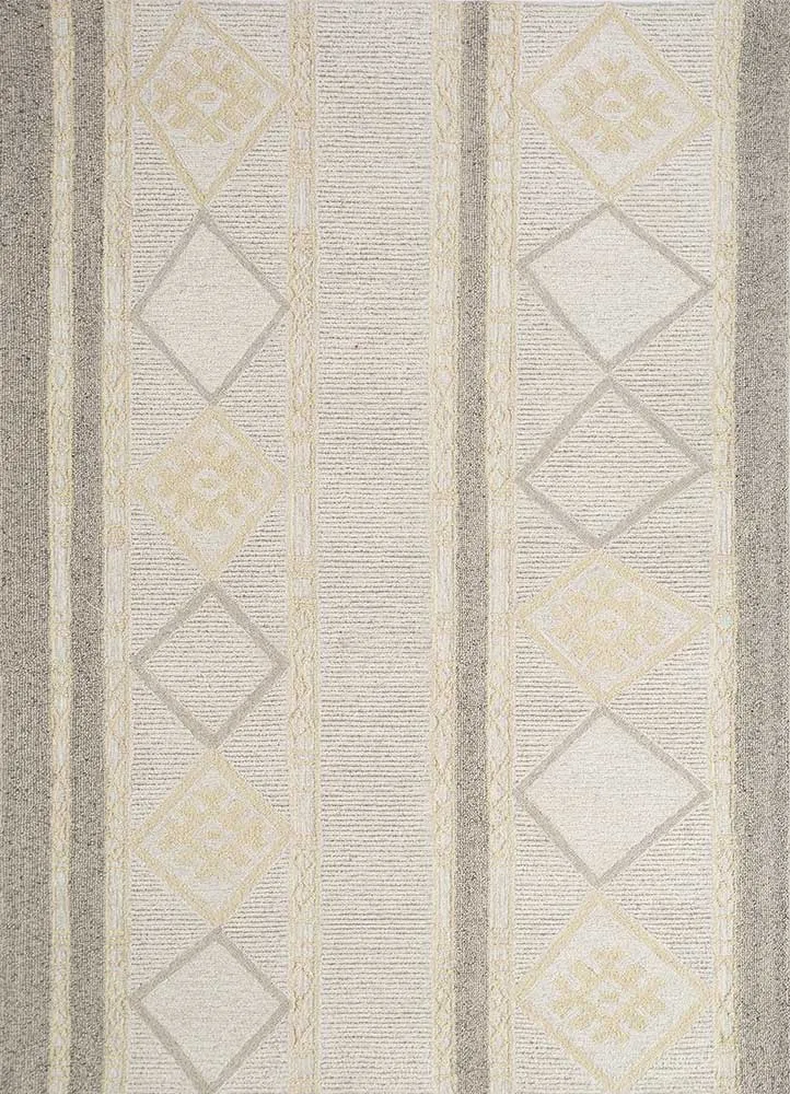 Wollteppich - 240 x 150 cm - creme