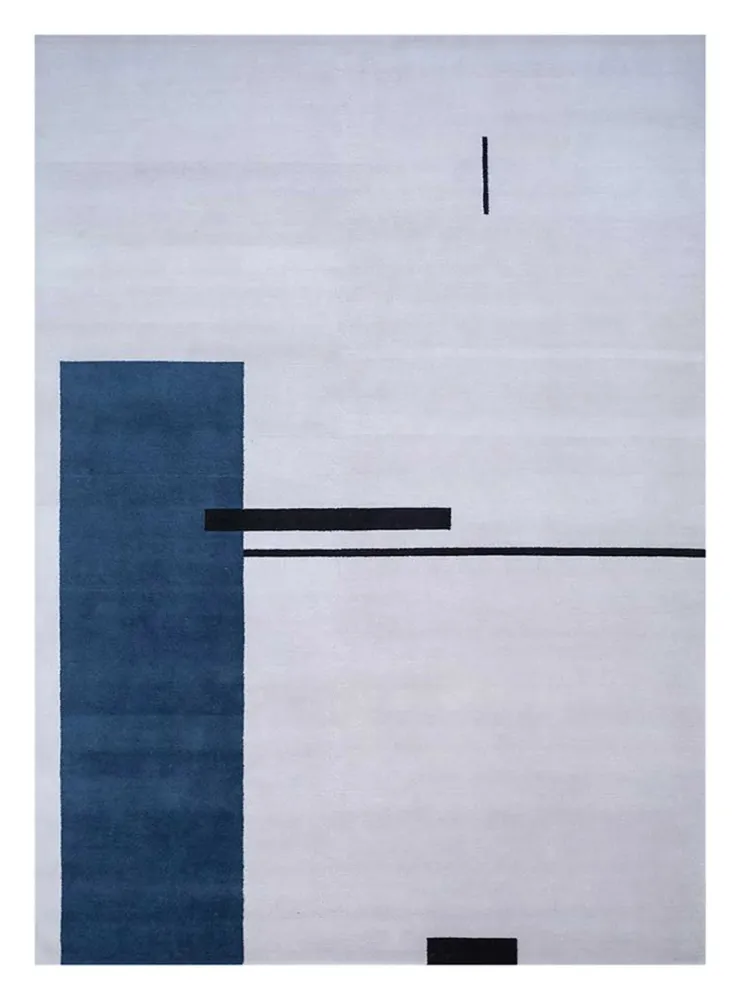 Wollteppich - 240 x 150 cm - flieder