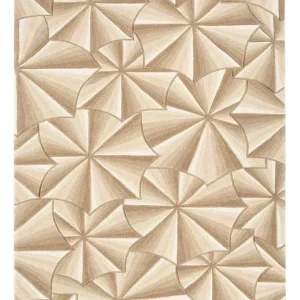 Wollteppich - 240 x 150 cm - gold