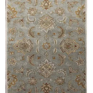 Wollteppich - 240 x 150 cm - grau
