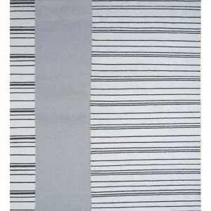 Wollteppich - 240 x 150 cm - hellgrau