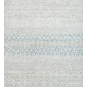 Wollteppich - 240 x 150 cm - hellgrau