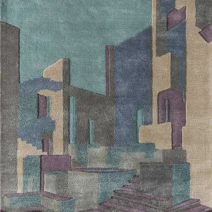 Wollteppich - 240 x 150 cm - mehrfarbig