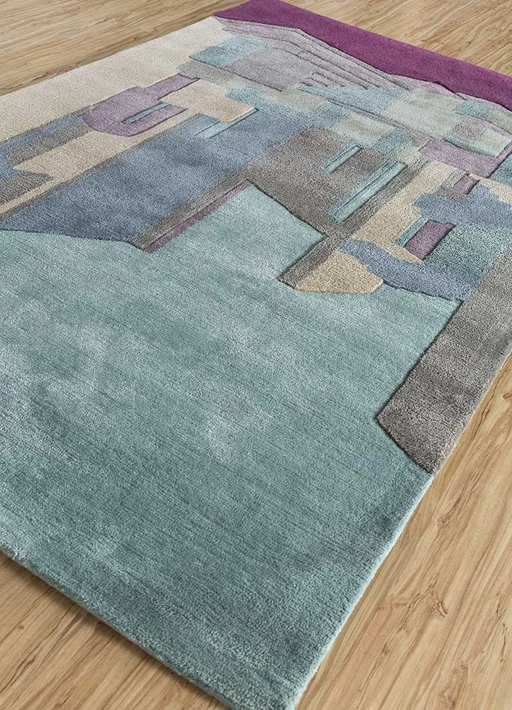 Wollteppich - 240 x 150 cm - mehrfarbig