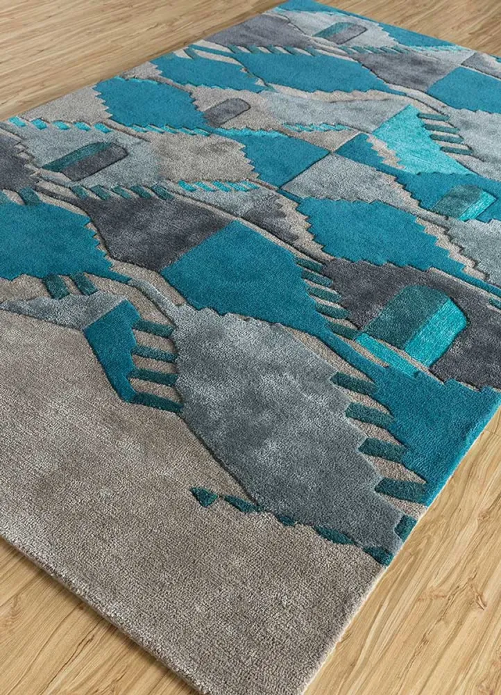 Wollteppich - 240 x 150 cm - mehrfarbig