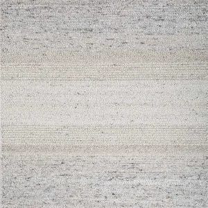 Wollteppich - 240 x 180 cm - hellgrau