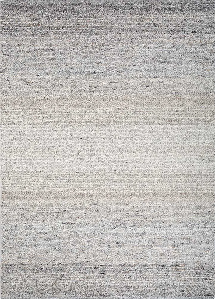 Wollteppich - 240 x 180 cm - hellgrau