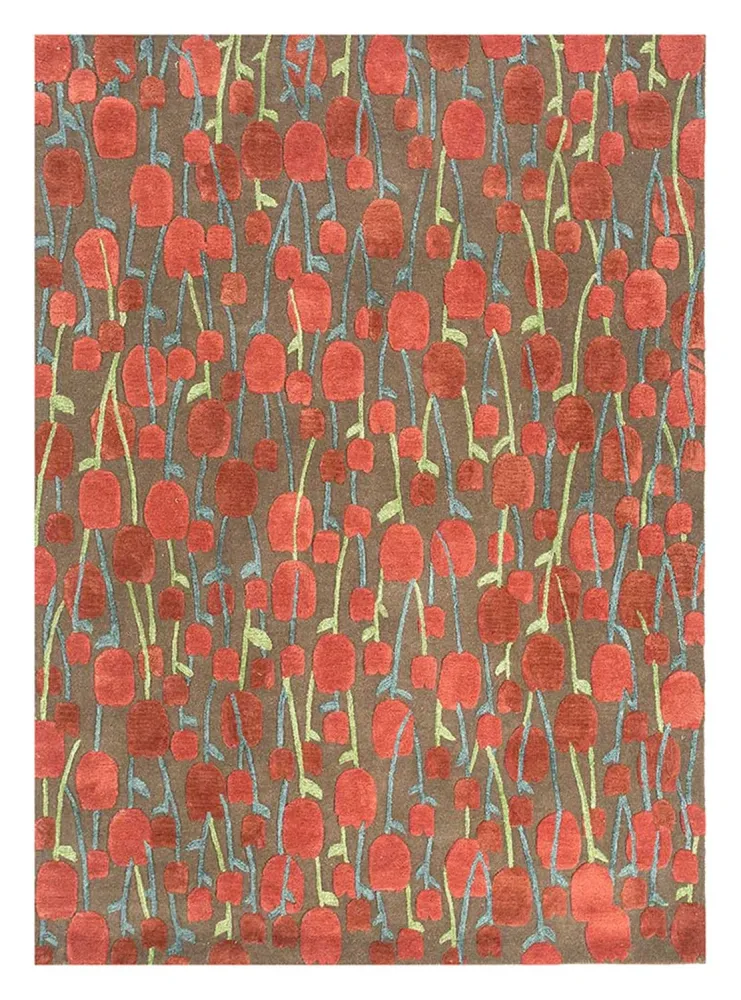 Wollteppich - 270 x 180 cm - beige