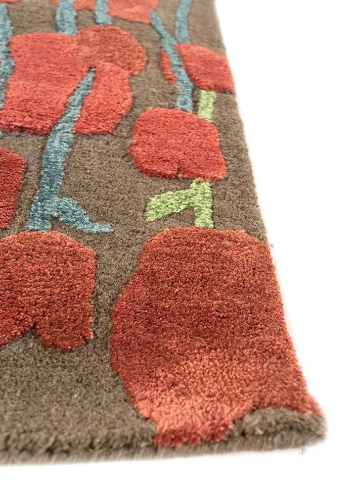 Wollteppich - 270 x 180 cm - beige