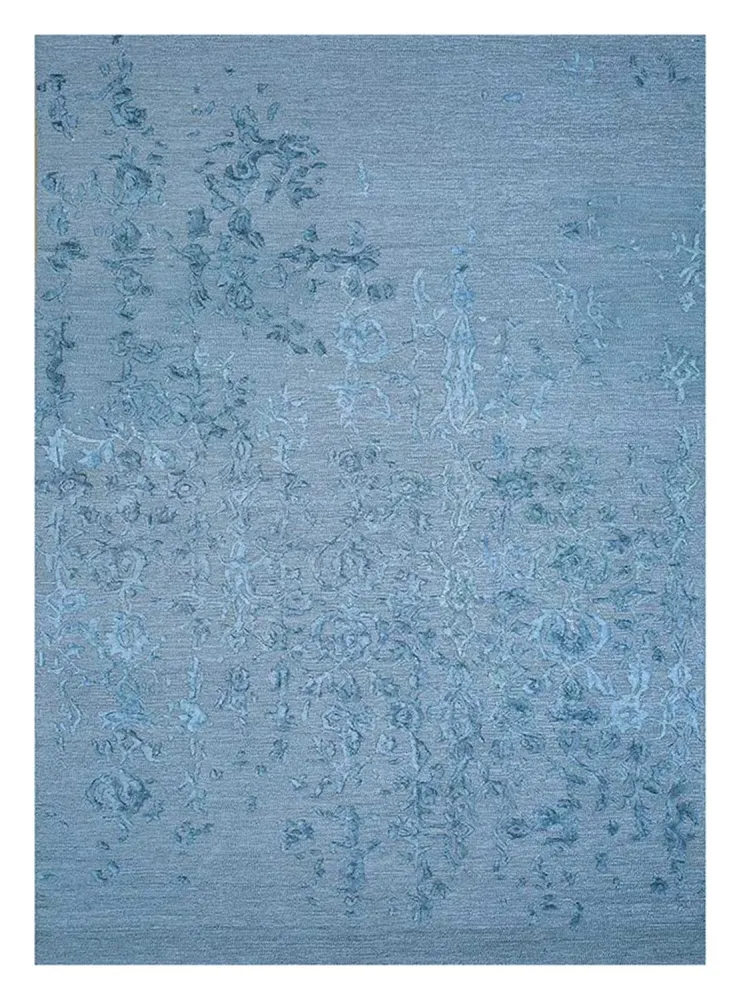 Wollteppich - 270 x 180 cm - blau