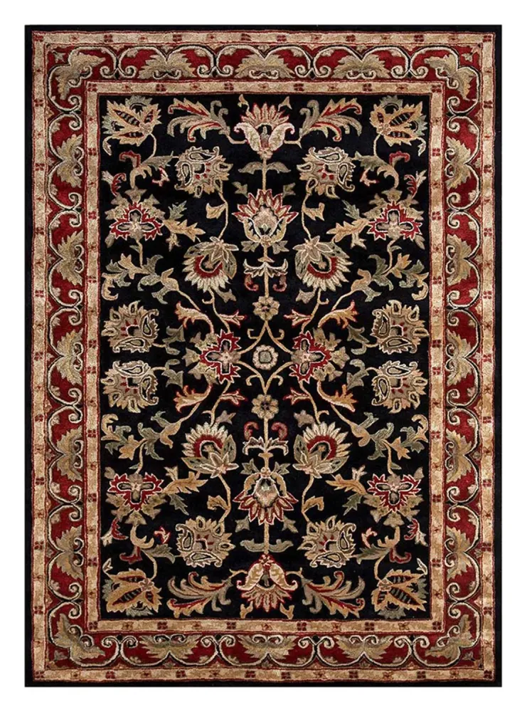 Wollteppich - 270 x 180 cm - dunkelblau