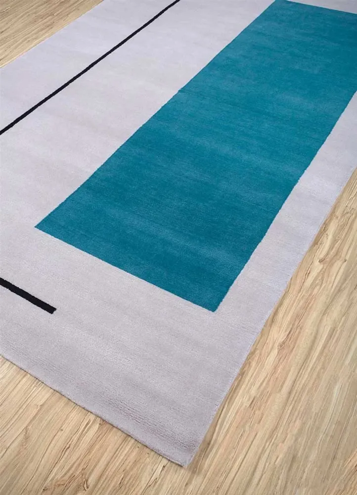 Wollteppich - 270 x 180 cm - dunkelgrau