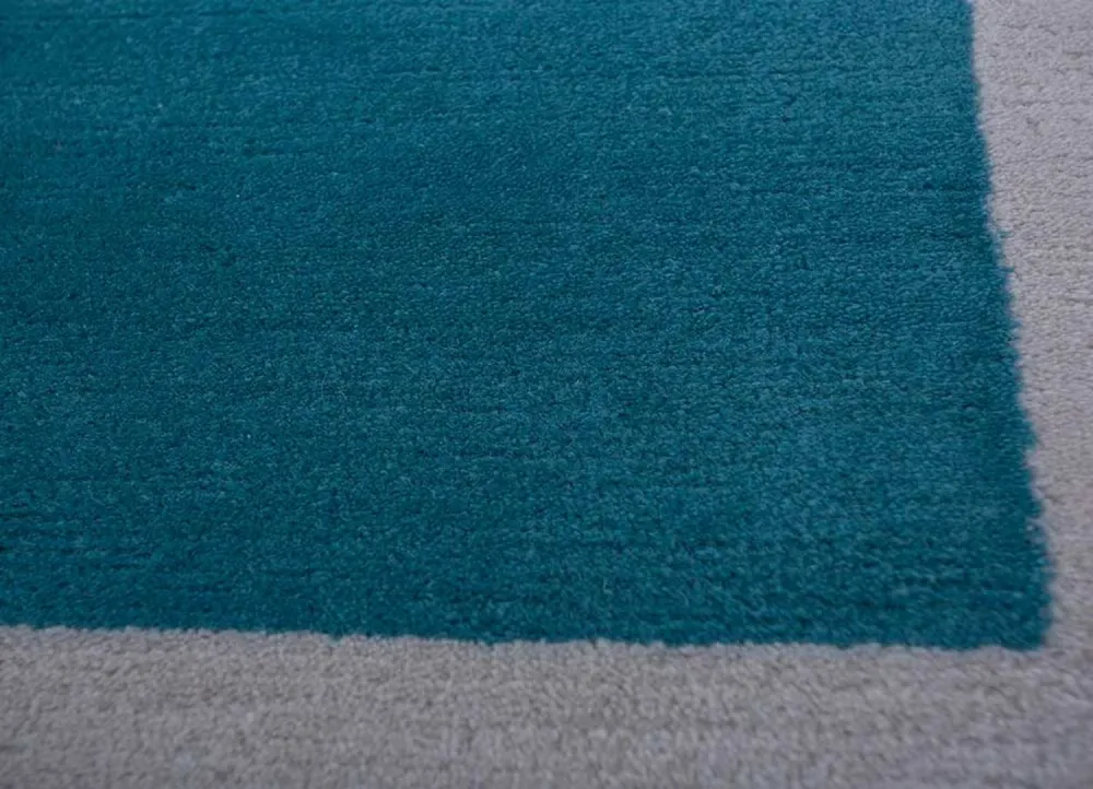 Wollteppich - 270 x 180 cm - dunkelgrau
