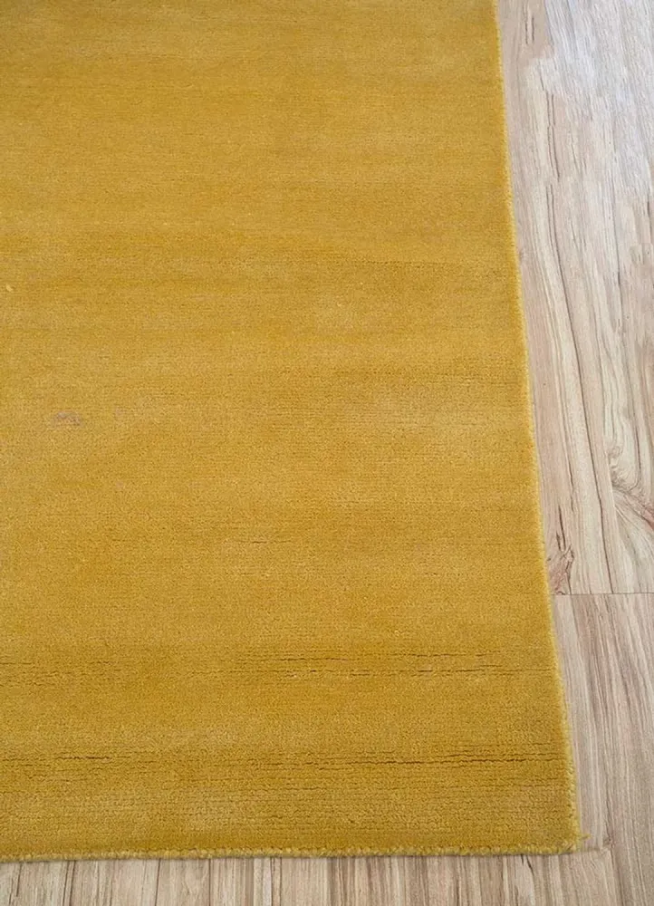 Wollteppich - 270 x 180 cm - gold