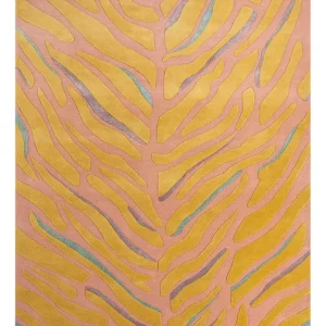 Wollteppich - 270 x 180 cm - gold