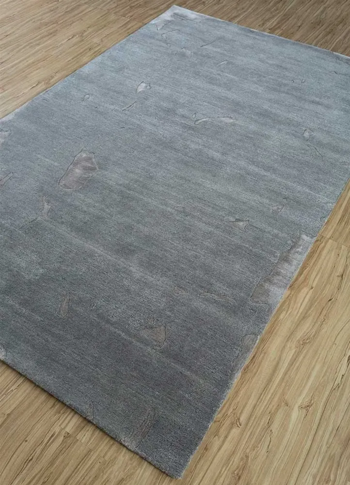 Wollteppich - 270 x 180 cm - grau