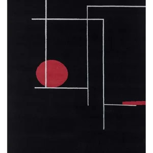 Wollteppich - 270 x 180 cm - schwarz