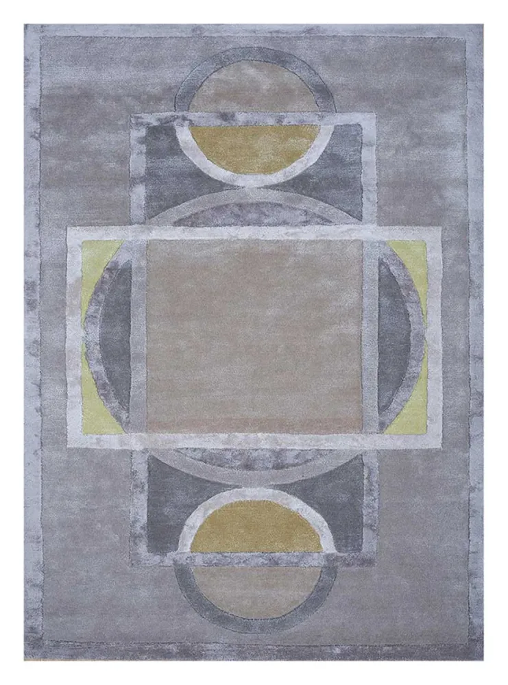 Wollteppich - 270 x 180 cm - violett