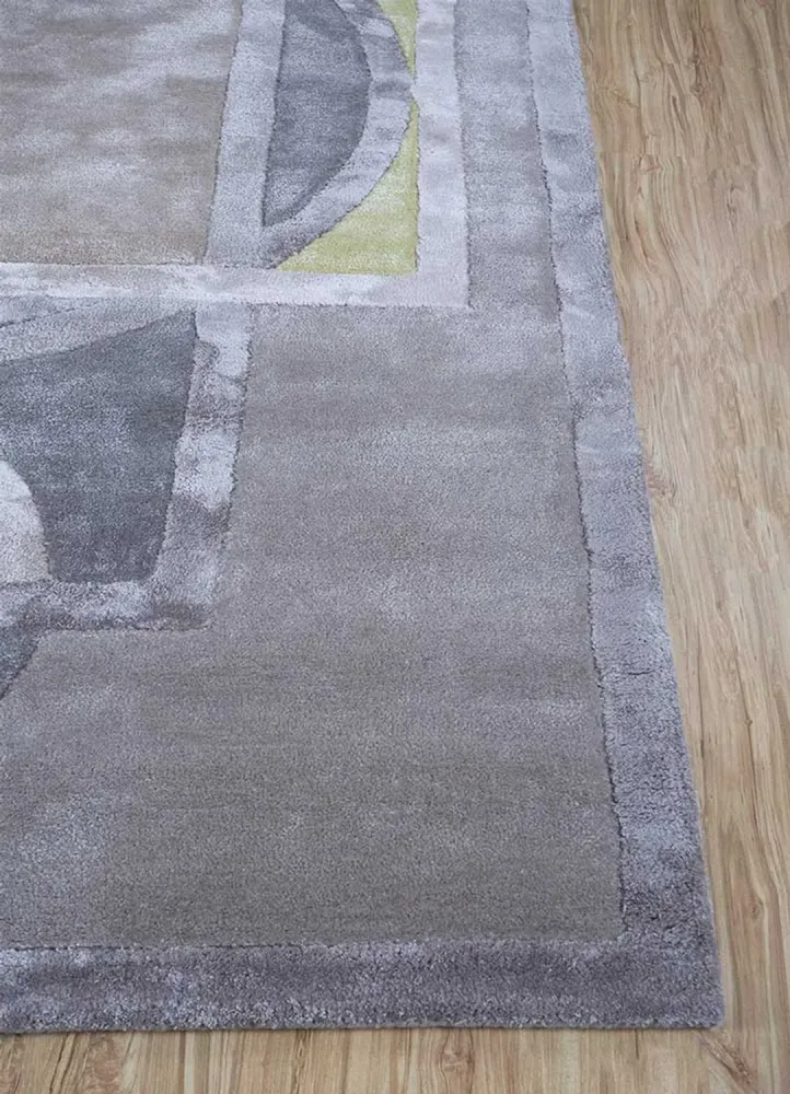 Wollteppich - 270 x 180 cm - violett