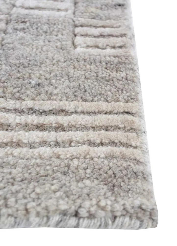 Wollteppich - 300 x 240 cm - beige