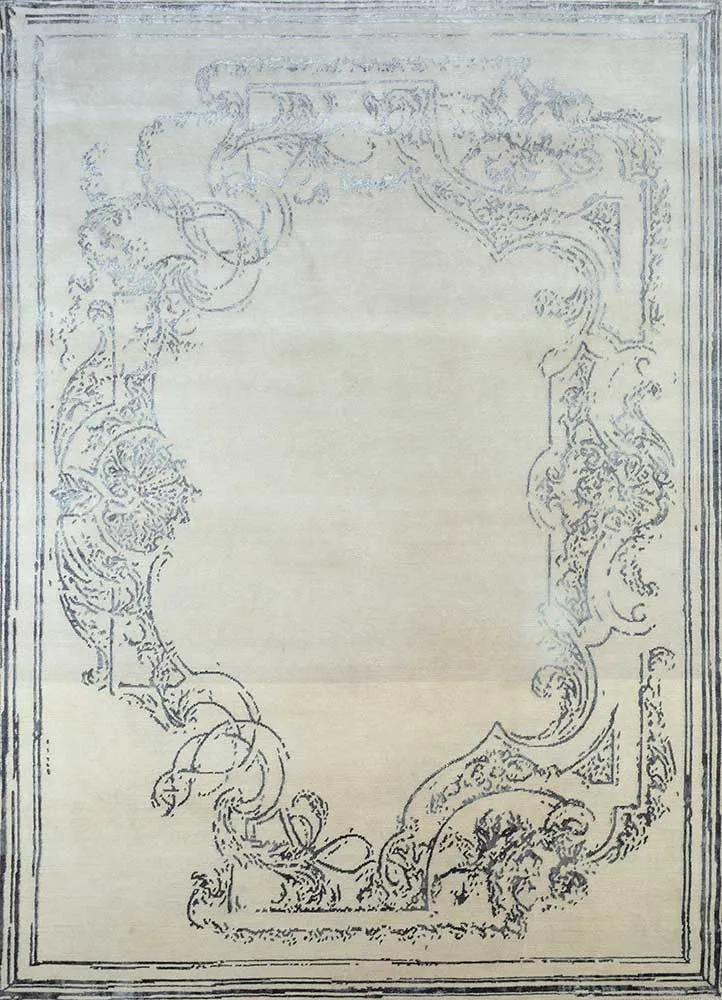 Wollteppich - 300 x 240 cm - creme