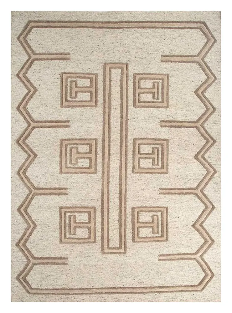 Wollteppich - 300 x 240 cm - creme