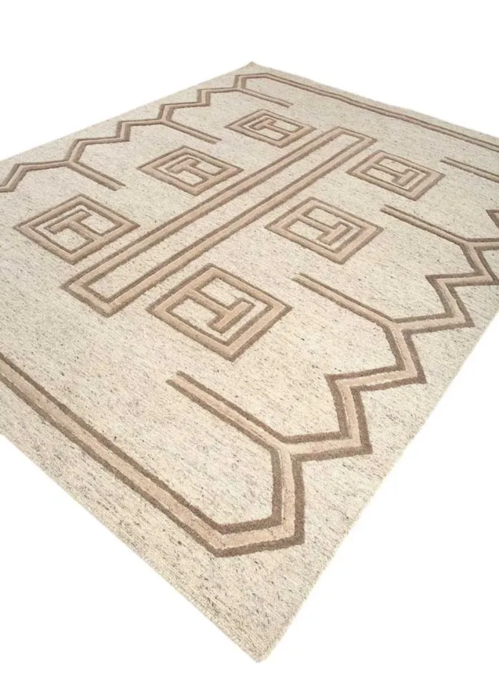 Wollteppich - 300 x 240 cm - creme