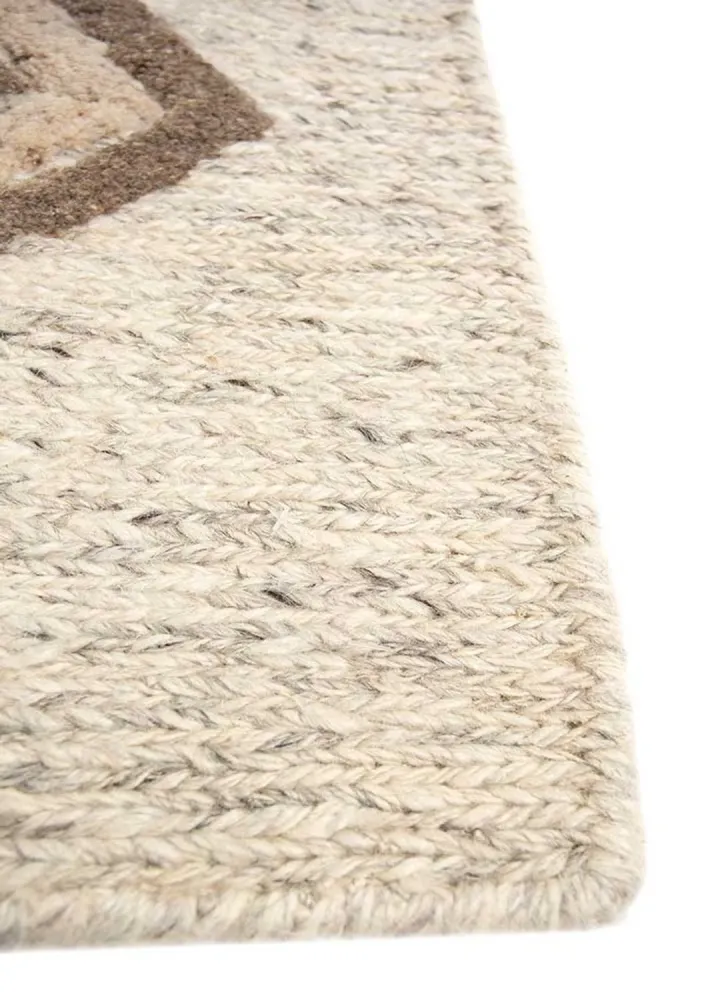 Wollteppich - 300 x 240 cm - creme